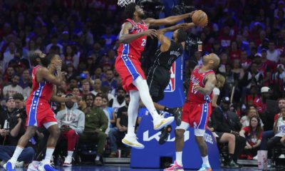 Philadelphia 76ers face the Brooklyn Nets in the NBA postseason