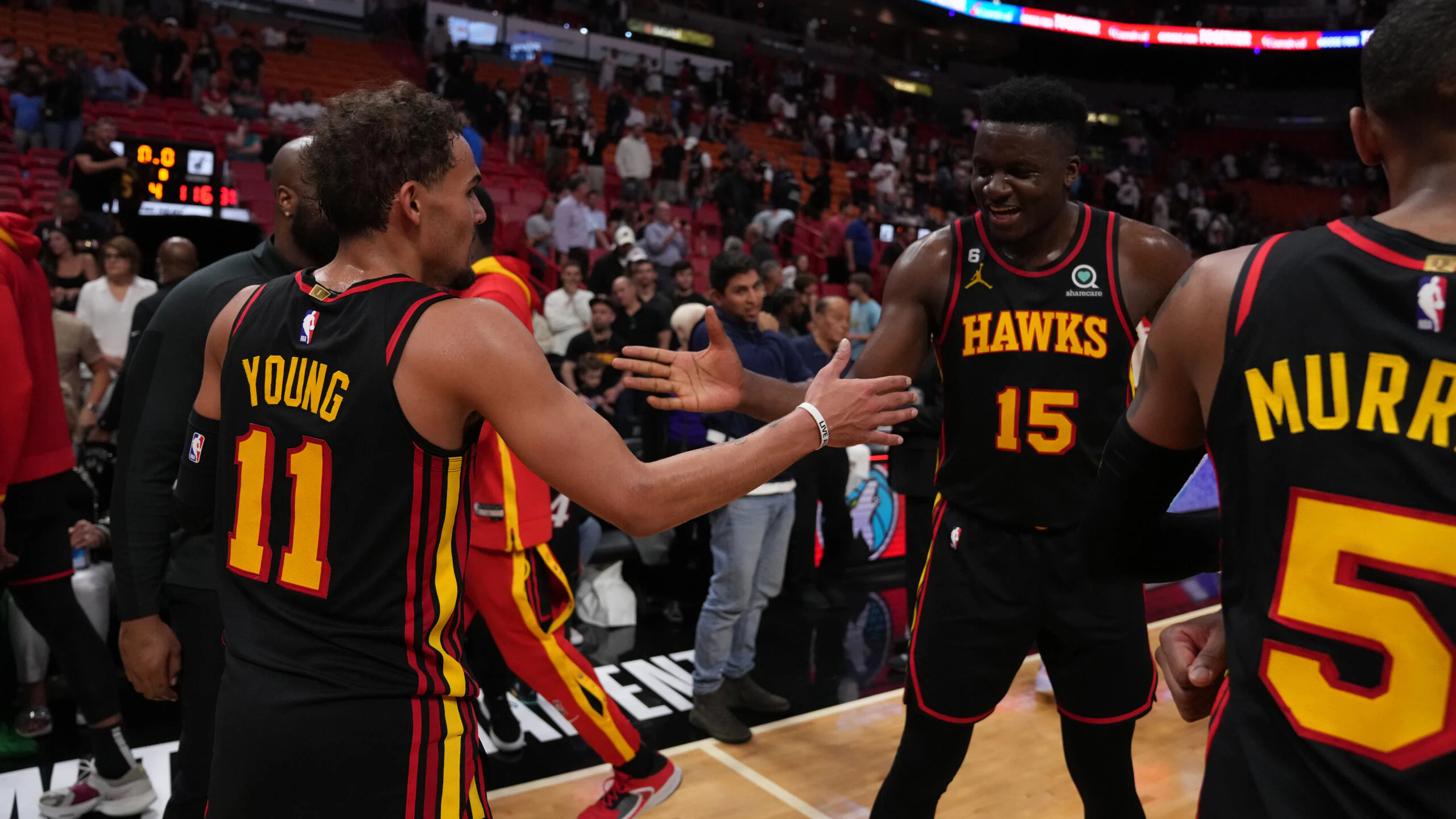 The Atlanta Hawks beat the Miami Heat to stay alive in the NBA Playoffs